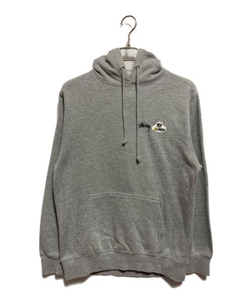 stussy（ステューシー）stussy (ステューシー) YO! MTV Raps プルオーバーパーカー グレー サイズ:Mの古着・服飾アイテム