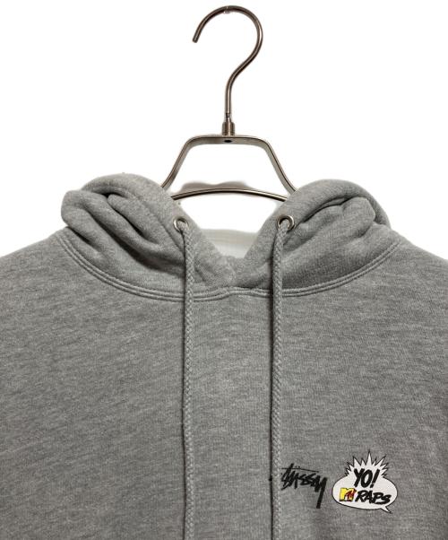 stussy（ステューシー）stussy (ステューシー) YO! MTV Raps プルオーバーパーカー グレー サイズ:Mの古着・服飾アイテム