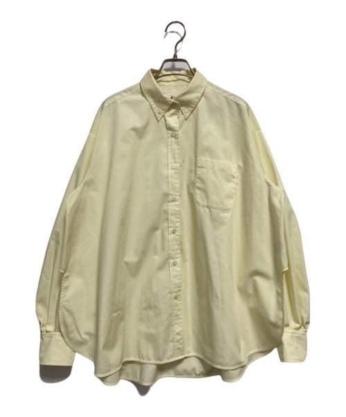 epa（エパ）epa (エパ) オーバーサイズオックスフォードシャツ イエロー サイズ:FREEの古着・服飾アイテム