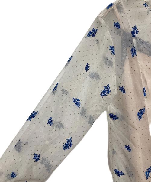 Ameri（アメリ）Ameri (アメリ) DOT FLOWER VEIL DRESS ホワイト サイズ:Sの古着・服飾アイテム