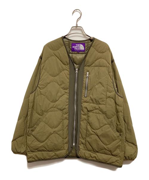 THE NORTHFACE PURPLELABEL（ザ・ノースフェイス パープルレーベル）THE NORTHFACE PURPLELABEL (ザ・ノースフェイス パープルレーベル) Field Down カーキ サイズ:Mの古着・服飾アイテム