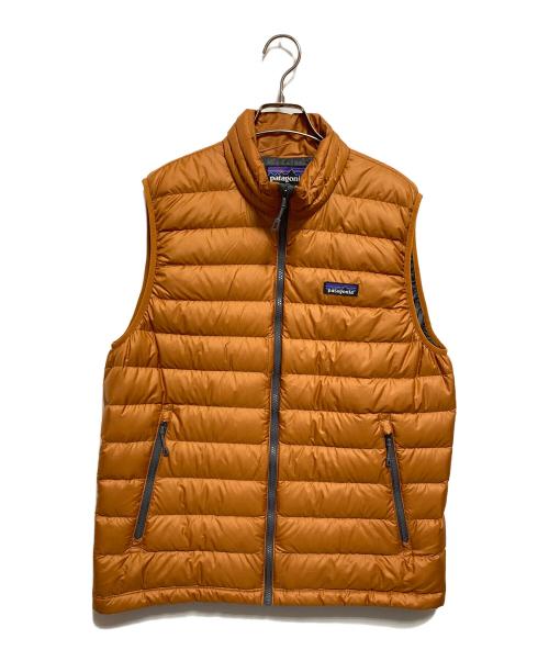 Patagonia（パタゴニア）Patagonia (パタゴニア) ダウンセーターベスト オレンジ サイズ:Mの古着・服飾アイテム