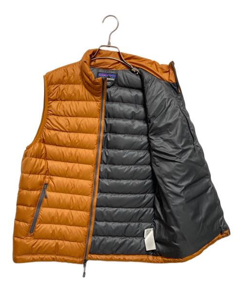 Patagonia（パタゴニア）Patagonia (パタゴニア) ダウンセーターベスト オレンジ サイズ:Mの古着・服飾アイテム
