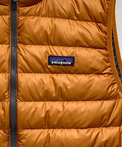 Patagonia（パタゴニア）Patagonia (パタゴニア) ダウンセーターベスト オレンジ サイズ:Mの古着・服飾アイテム