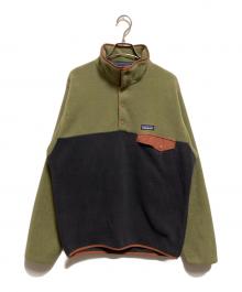 Patagonia（パタゴニア）の古着「ライトウェイト シンチラ スナップT プルオーバー」｜カーキ×グレー