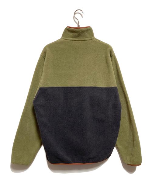 Patagonia（パタゴニア）Patagonia (パタゴニア) ライトウェイト シンチラ スナップT プルオーバー カーキ×グレー サイズ:Sの古着・服飾アイテム