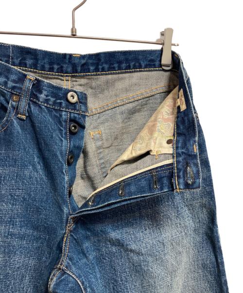 sanca（サンカ）Sanca (サンカ) 15,5oz DENIM TAPERED 5P USED インディゴ サイズ:2の古着・服飾アイテム