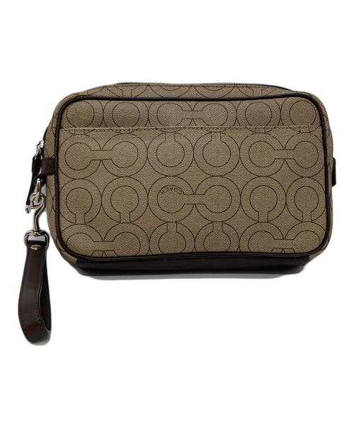 COACH（コーチ）COACH (コーチ) セカンドバッグ ベージュの古着・服飾アイテム