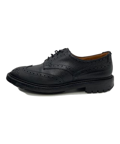 Tricker's（トリッカーズ）Tricker's (トリッカーズ) Bourtonウイングチップシューズ ブラック サイズ:9.5の古着・服飾アイテム