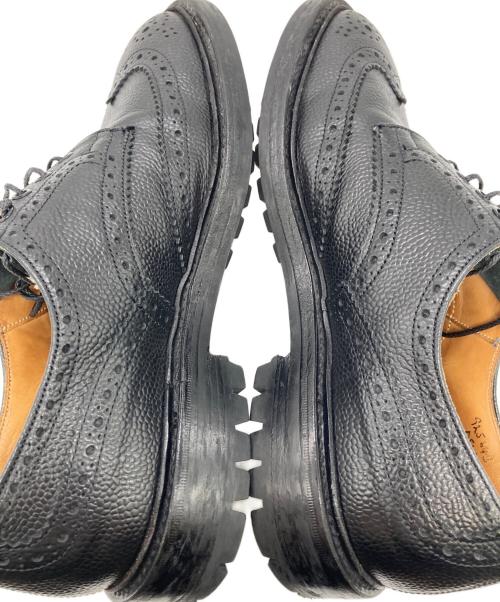 Tricker's（トリッカーズ）Tricker's (トリッカーズ) Bourtonウイングチップシューズ ブラック サイズ:9.5の古着・服飾アイテム