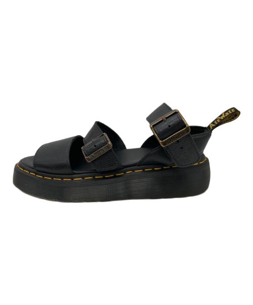 Dr.Martens（ドクターマーチン）Dr.Martens (ドクターマーチン) GRYPHON QUAD サンダル ブラック サイズ:25の古着・服飾アイテム