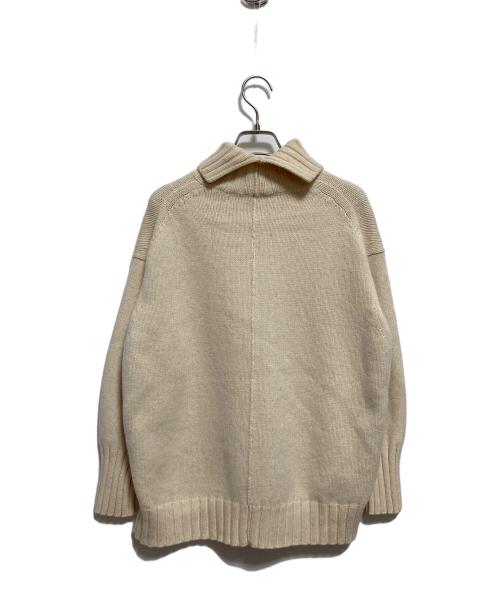 MACPHEE（マカフィー）MACPHEE (マカフィー) ウールカシミヤ ハイネックプルオーバー ベージュ サイズ:Sの古着・服飾アイテム