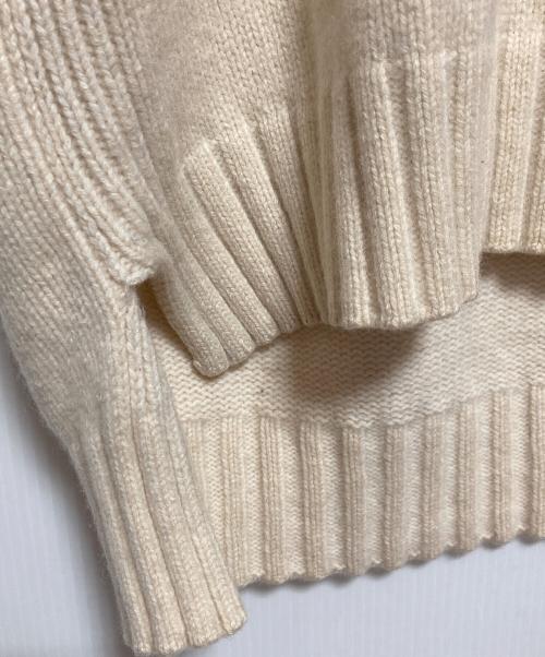 MACPHEE（マカフィー）MACPHEE (マカフィー) ウールカシミヤ ハイネックプルオーバー ベージュ サイズ:Sの古着・服飾アイテム