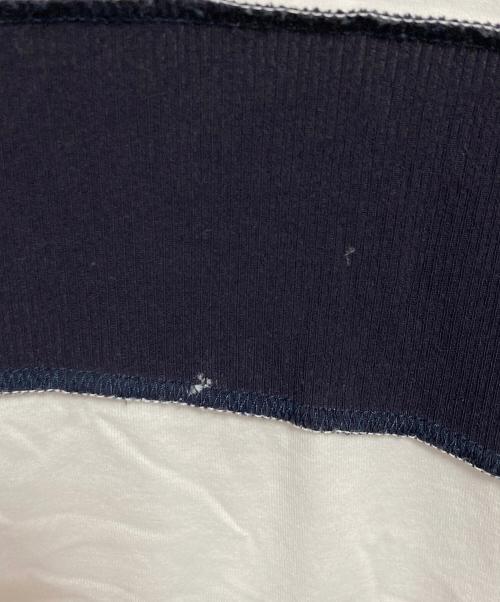 Maison Margiela（メゾンマルジェラ）Maison Margiela (メゾンマルジェラ) コットンボーダーTシャツ ネイビー×ホワイト サイズ:50の古着・服飾アイテム
