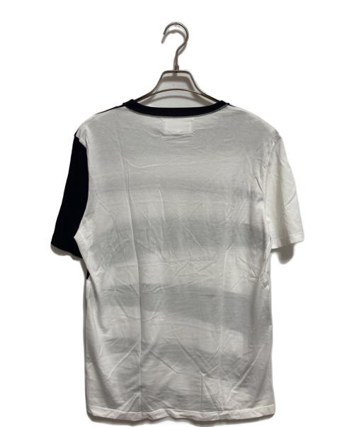 Maison Margiela（メゾンマルジェラ）Maison Margiela (メゾンマルジェラ) コットンボーダーTシャツ ネイビー×ホワイト サイズ:50の古着・服飾アイテム
