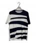 Maison Margiela（メゾンマルジェラ）の古着「コットンボーダーTシャツ」｜ネイビー×ホワイト
