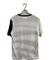 Maison Margiela (メゾンマルジェラ) コットンボーダーTシャツ ネイビー×ホワイト サイズ:50：6000円