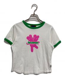 MARC JACOBS（マークジェイコブス）の古着「リンガーTシャツ」｜ホワイト×グリーン