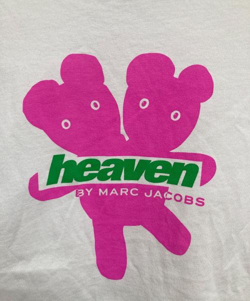 MARC JACOBS（マークジェイコブス）MARC JACOBS (マークジェイコブス) リンガーTシャツ ホワイト×グリーン サイズ:Sの古着・服飾アイテム