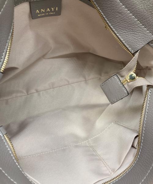ANAYI（アナイ）ANAYI (アナイ) ベルテットトートバッグ ベージュの古着・服飾アイテム