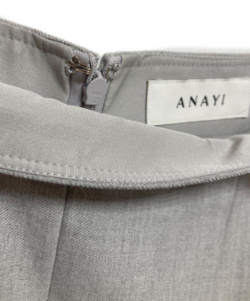 ANAYI（アナイ）ANAYI (アナイ) 裏起毛ツイルマーメイドスカート グレー サイズ:36の古着・服飾アイテム