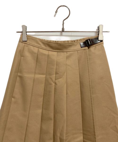 MACKINTOSH LONDON（マッキントッシュ ロンドン）MACKINTOSH LONDON (マッキントッシュ ロンドン) ハイブリッドギャバジンスカート ベージュ サイズ:S(36）の古着・服飾アイテム