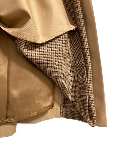 MACKINTOSH LONDON（マッキントッシュ ロンドン）MACKINTOSH LONDON (マッキントッシュ ロンドン) ハイブリッドギャバジンスカート ベージュ サイズ:S(36）の古着・服飾アイテム