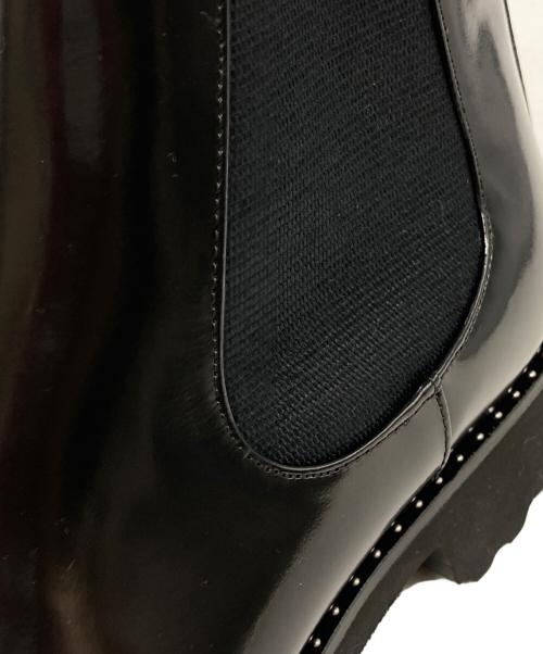 UNITED ARROWS（ユナイテッドアローズ）UNITED ARROWS (ユナイテッドアローズ) サイドゴア スタッズ ブーツ ブラック サイズ:37の古着・服飾アイテム