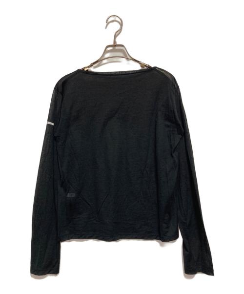 ORCIVAL（オーシバル）ORCIVAL (オーシバル) シアーカットソー ブラック サイズ:-の古着・服飾アイテム