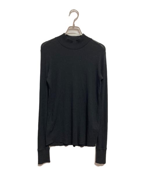 MUSE（ミューズ）MUSE (ミューズ) WOOLY RIB ハイネック プルオーバー ブラック サイズ:FREEの古着・服飾アイテム