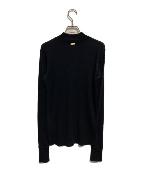 MUSE（ミューズ）MUSE (ミューズ) WOOLY RIB ハイネック プルオーバー ブラック サイズ:FREEの古着・服飾アイテム