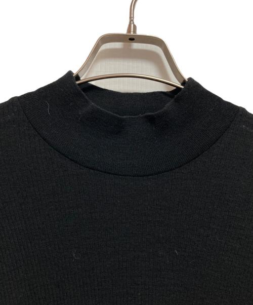 MUSE（ミューズ）MUSE (ミューズ) WOOLY RIB ハイネック プルオーバー ブラック サイズ:FREEの古着・服飾アイテム