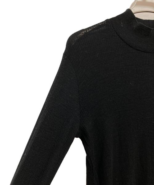 MUSE（ミューズ）MUSE (ミューズ) WOOLY RIB ハイネック プルオーバー ブラック サイズ:FREEの古着・服飾アイテム