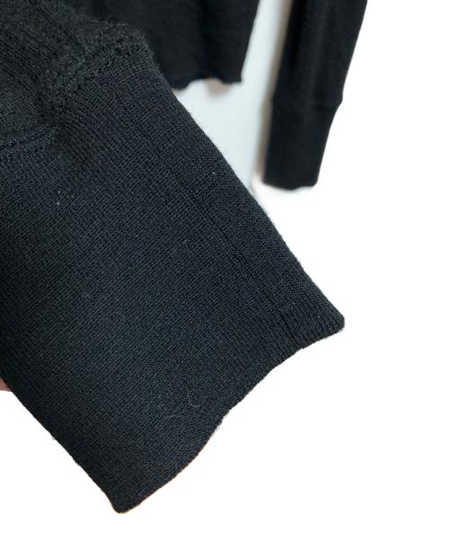 MUSE（ミューズ）MUSE (ミューズ) WOOLY RIB ハイネック プルオーバー ブラック サイズ:FREEの古着・服飾アイテム