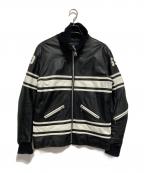 NEIGHBORHOODネイバーフッド）の古着「04AW レザージャケット」｜ブラック