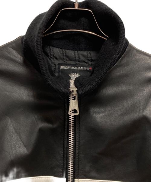 NEIGHBORHOOD（ネイバーフッド）NEIGHBORHOOD (ネイバーフッド) 04AW レザージャケット ブラック サイズ:Lの古着・服飾アイテム