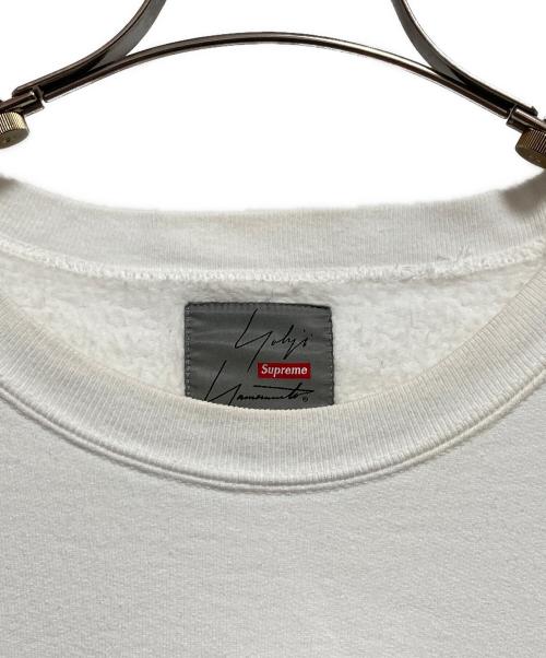 SUPREME（シュプリーム）SUPREME (シュプリーム) YOHJI YAMAMOTO (ヨウジヤマモト) 20AW Yohji Yamamoto Crewneck ホワイト サイズ:XLの古着・服飾アイテム