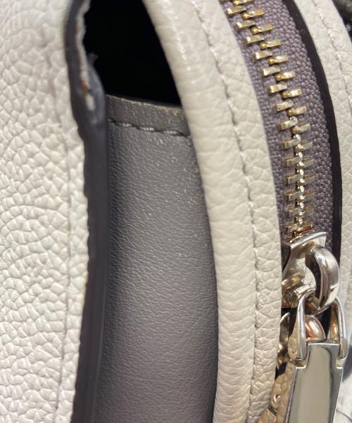 Kate Spade（ケイトスペード）Kate Spade (ケイトスペード) ノット カラーブロック ミディアム サッチェル ベージュの古着・服飾アイテム