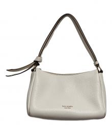 Kate Spade（ケイトスペード）の古着「ノット ミディアム ショルダーバッグ」｜ホワイト