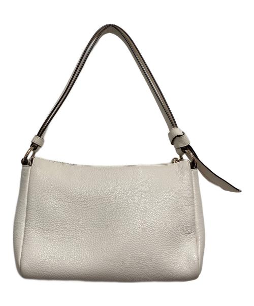Kate Spade（ケイトスペード）Kate Spade (ケイトスペード) ノット ミディアム ショルダーバッグ ホワイトの古着・服飾アイテム