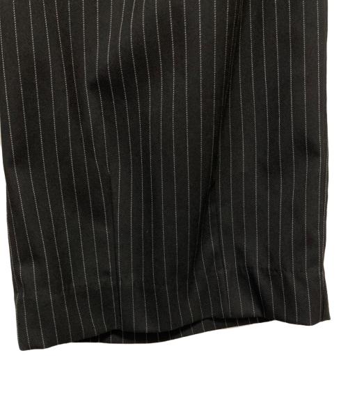 JOURNAL STANDARD（ジャーナルスタンダード）JOURNAL STANDARD (ジャーナルスタンダード) モダン ツイル ワイド ストライプ スラックス ブラック サイズ:Lの古着・服飾アイテム