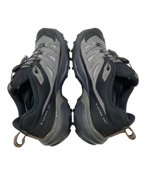 SALOMON（サロモン）SALOMON (サロモン) X ULTRA 360 LEATHER GTX グレー×ブラック サイズ:27の古着・服飾アイテム