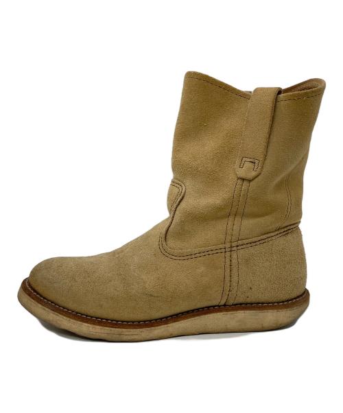 RED WING（レッドウィング）RED WING (レッドウィング) ペコスブーツ ベージュ サイズ: 7 1/2 Eの古着・服飾アイテム