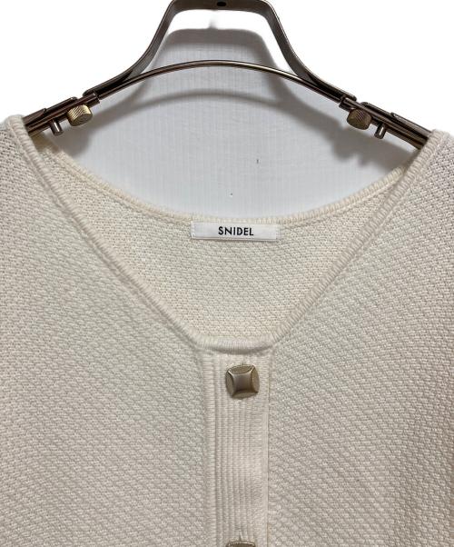 Snidel（スナイデル）Snidel (スナイデル) チュールスカートセットカーディガン ベージュの古着・服飾アイテム