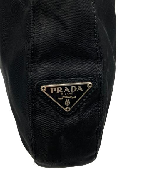 PRADA（プラダ）PRADA (プラダ) ナイロンワンショルダーバッグ ブラックの古着・服飾アイテム