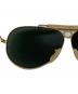 中古・古着 RAY-BAN (レイバン) Shooter サングラス ゴールド：6000円