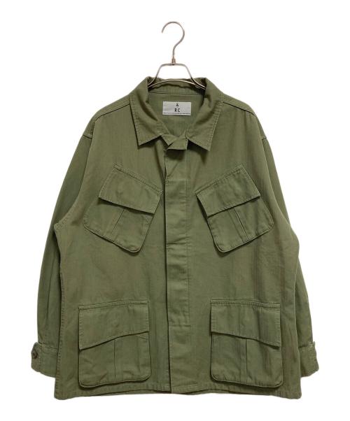 Curensology（カレンソロジー）Curensology (カレンソロジー) Fatigue Jacket オリーブ サイズ:FREEの古着・服飾アイテム
