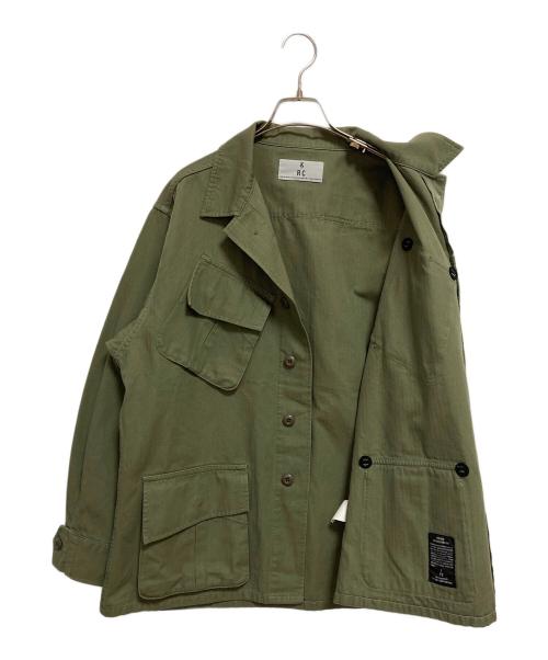 Curensology（カレンソロジー）Curensology (カレンソロジー) Fatigue Jacket オリーブ サイズ:FREEの古着・服飾アイテム
