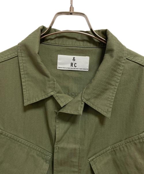 Curensology（カレンソロジー）Curensology (カレンソロジー) Fatigue Jacket オリーブ サイズ:FREEの古着・服飾アイテム