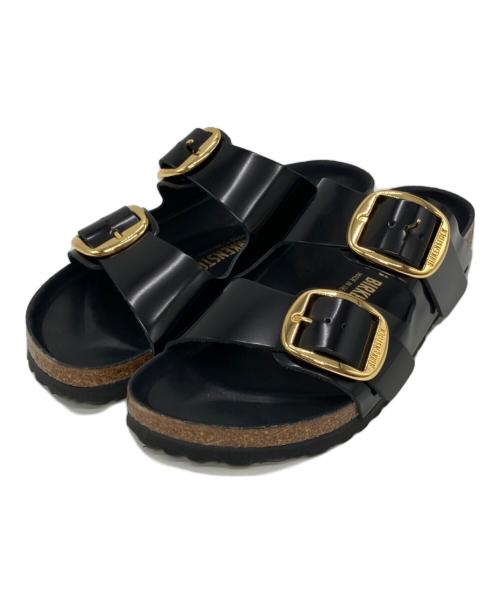 BIRKENSTOCK（ビルケンシュトック）BIRKENSTOCK (ビルケンシュトック) Arizona Big Buckle ブラック サイズ:39(25CM)の古着・服飾アイテム